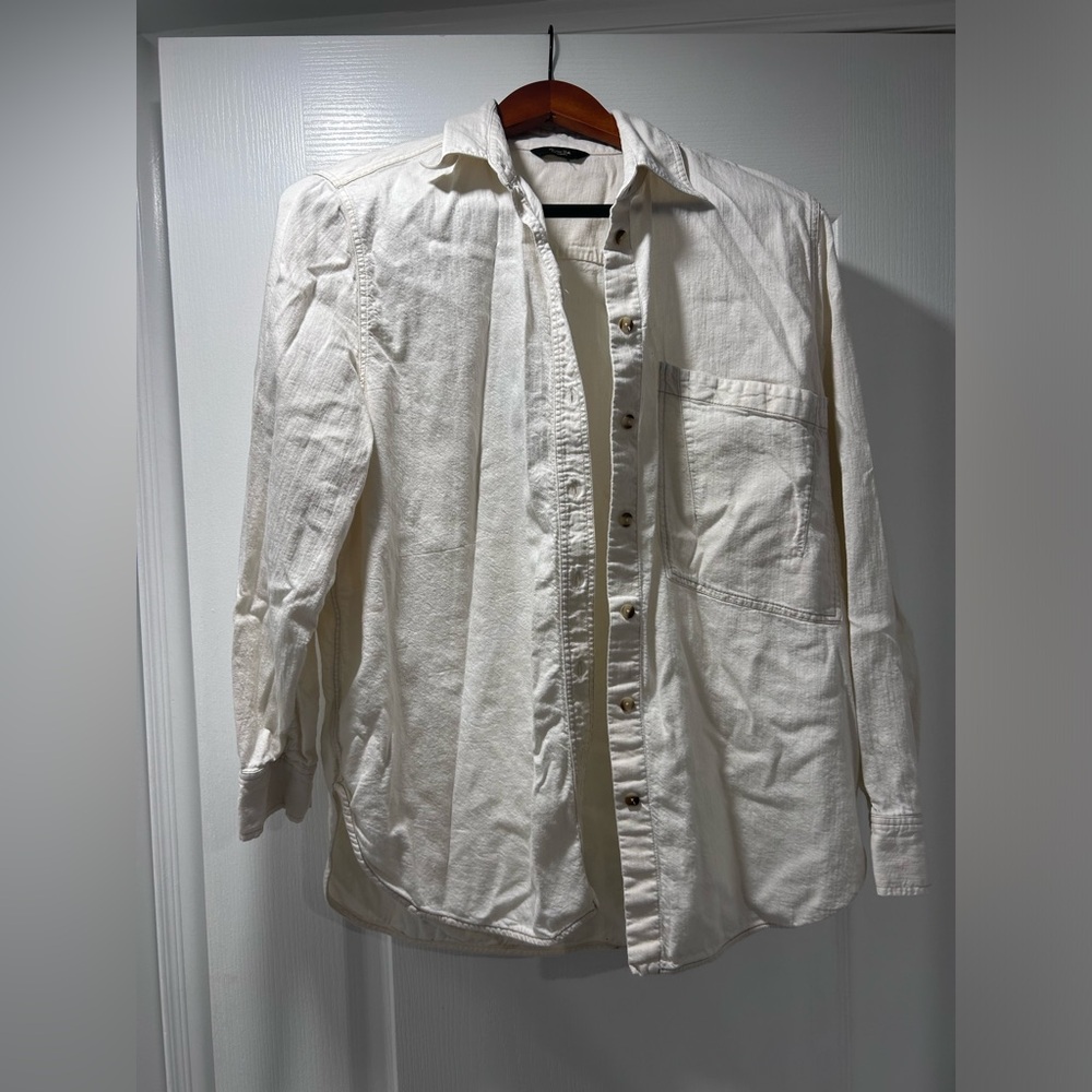 Massimo Dutti button down off white